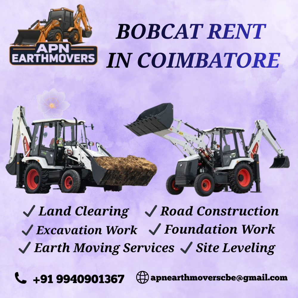Bobcat rent In Coimbatore