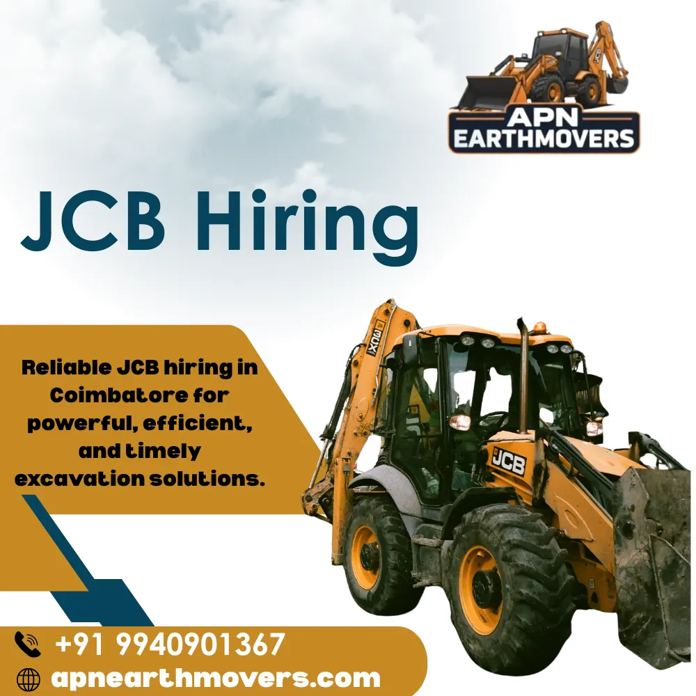 JCB Hiring in Coimbatore – APN Earth Movers