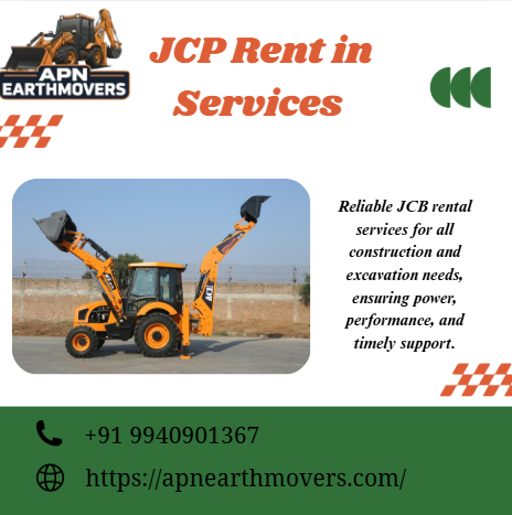 JCB Rent Services In Coimbatore