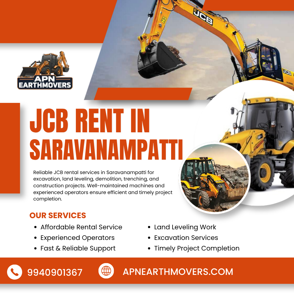 JCB Rent In Saravanampatti