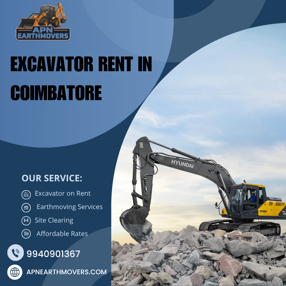 Excavator Rents In Coimbatore