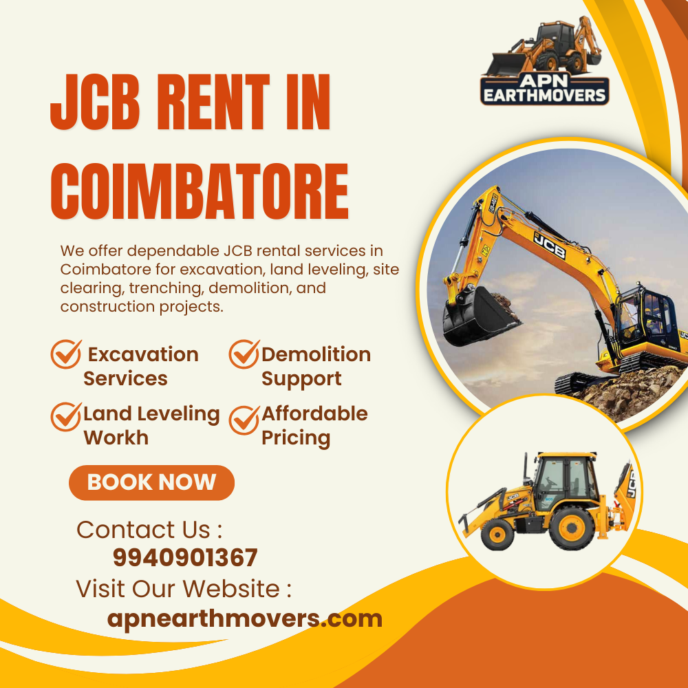 Affordable JCB Rental in Coimbatore