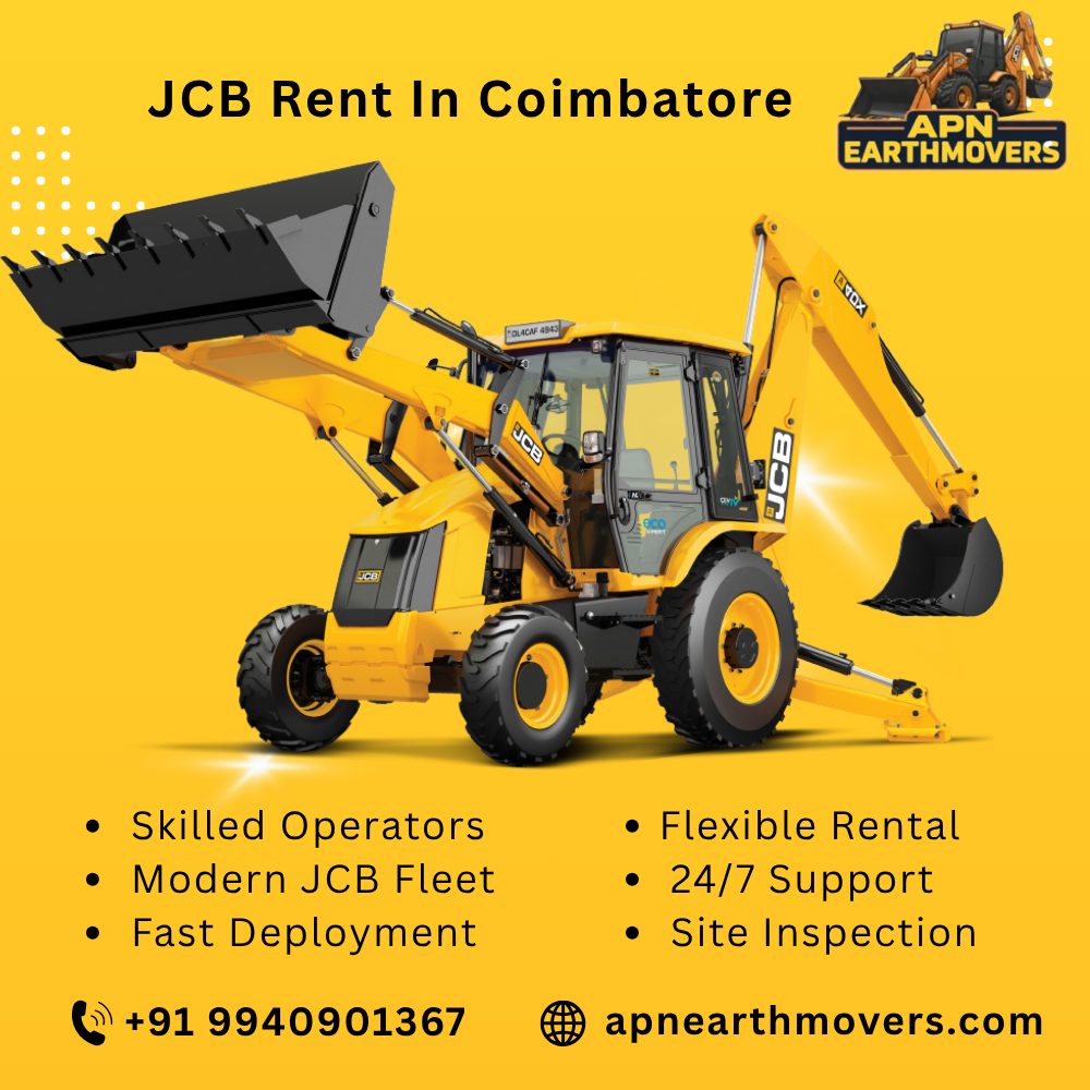 Best JCB Rent Services In Saravanampatti