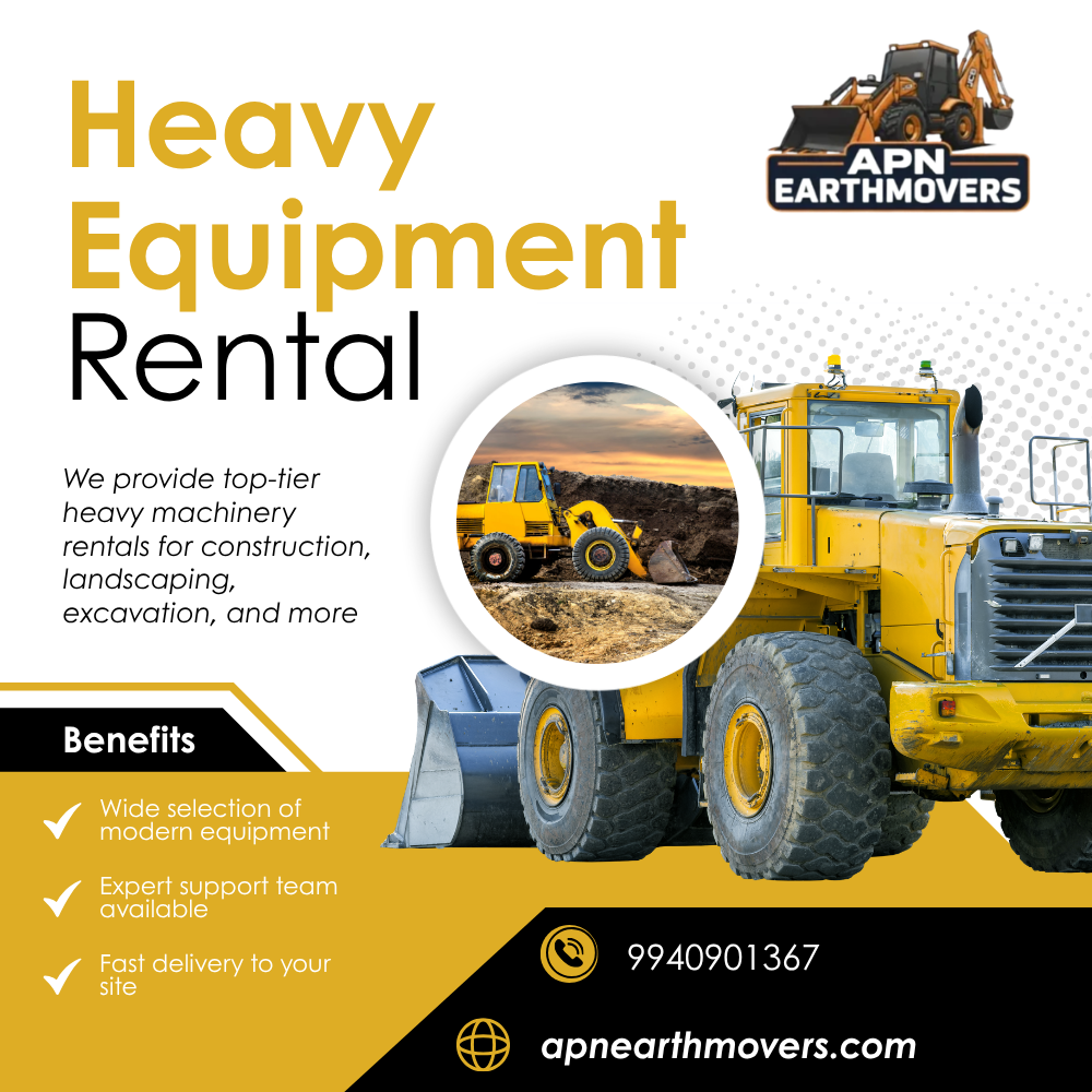 Earthmover Rental in Coimbatore