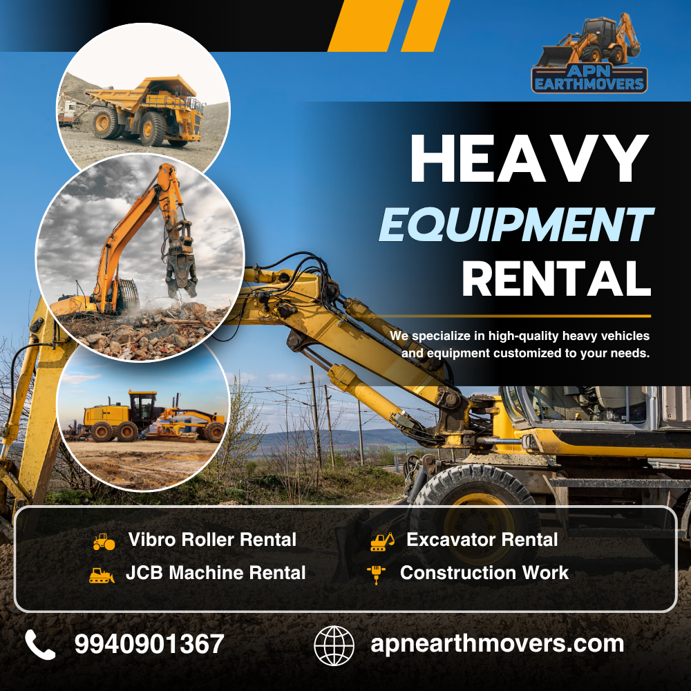 Heavy Equipment Rental in Coimbatore
